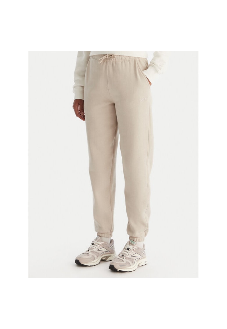 Pantaloni sport dama culoare bej - trening