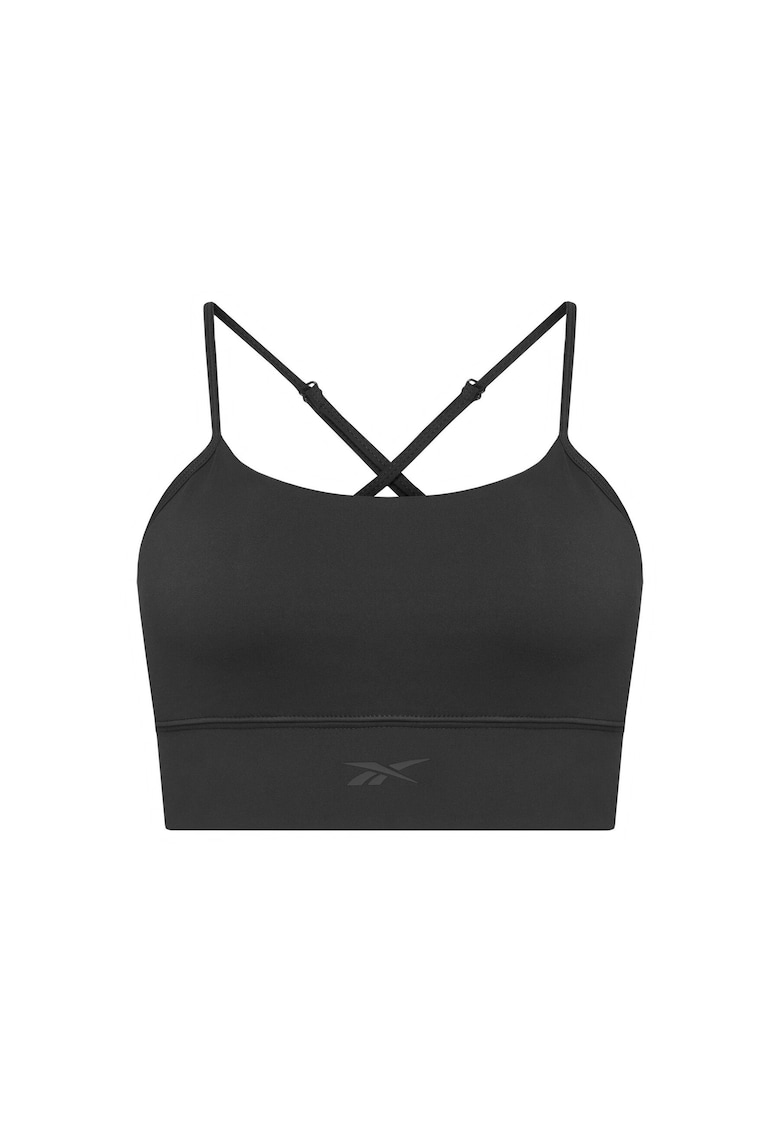 Bustiera sport dama neagra - din material elastic