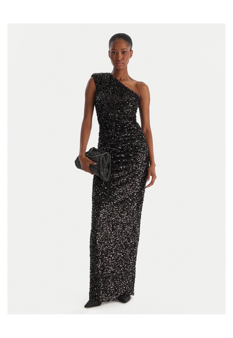 Rochie de seara dama negru - fabrica eleganta