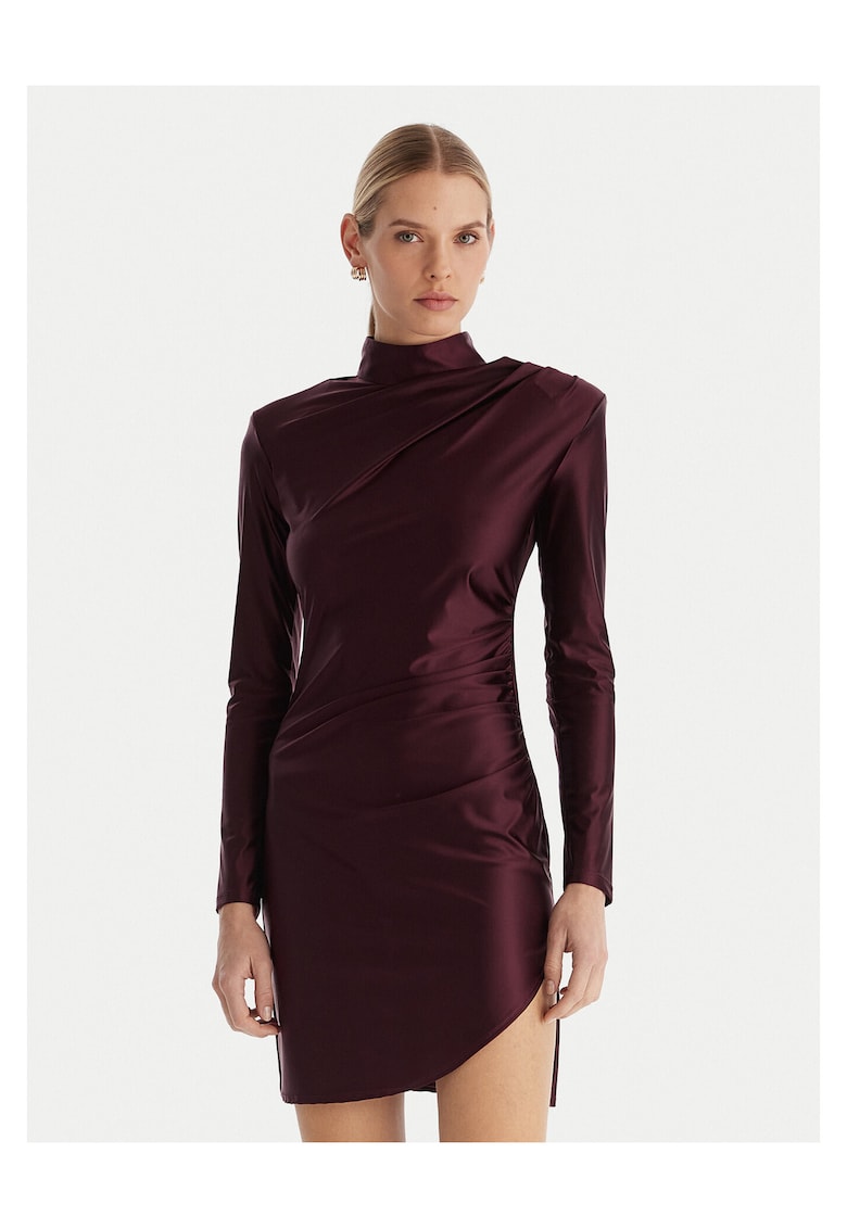 Rochie de cocktail - visiniu - femei