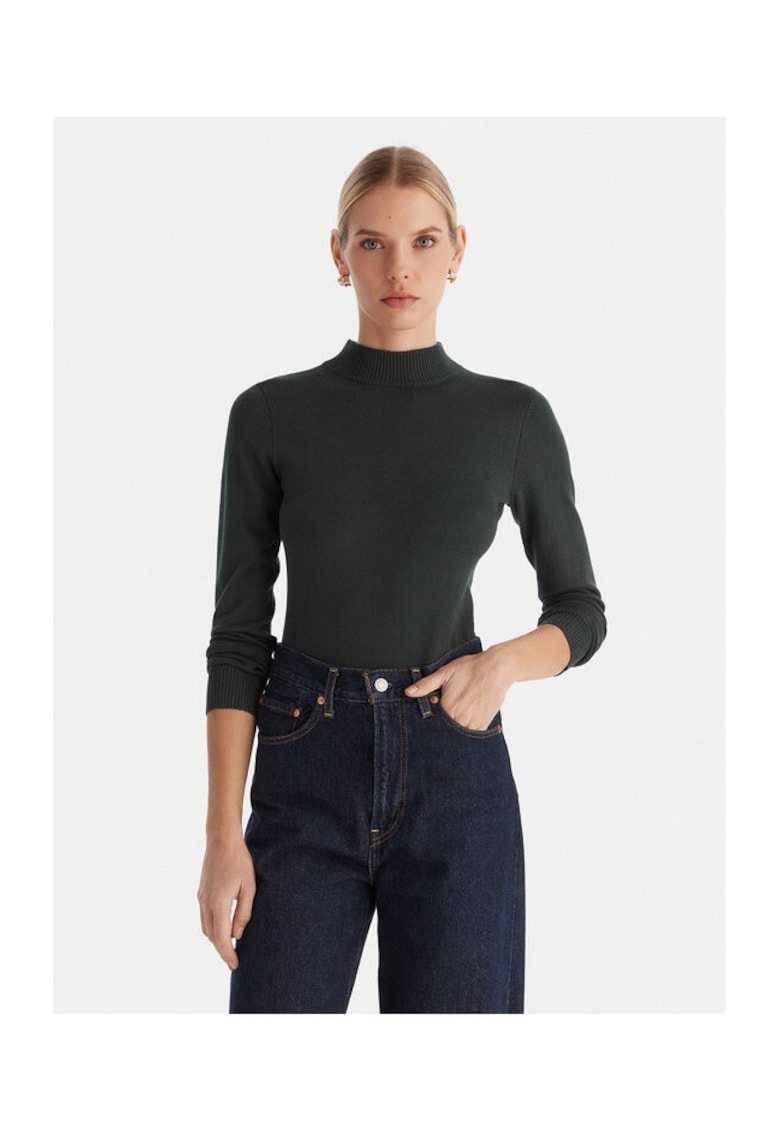 Pulover dama verde - din material moale -