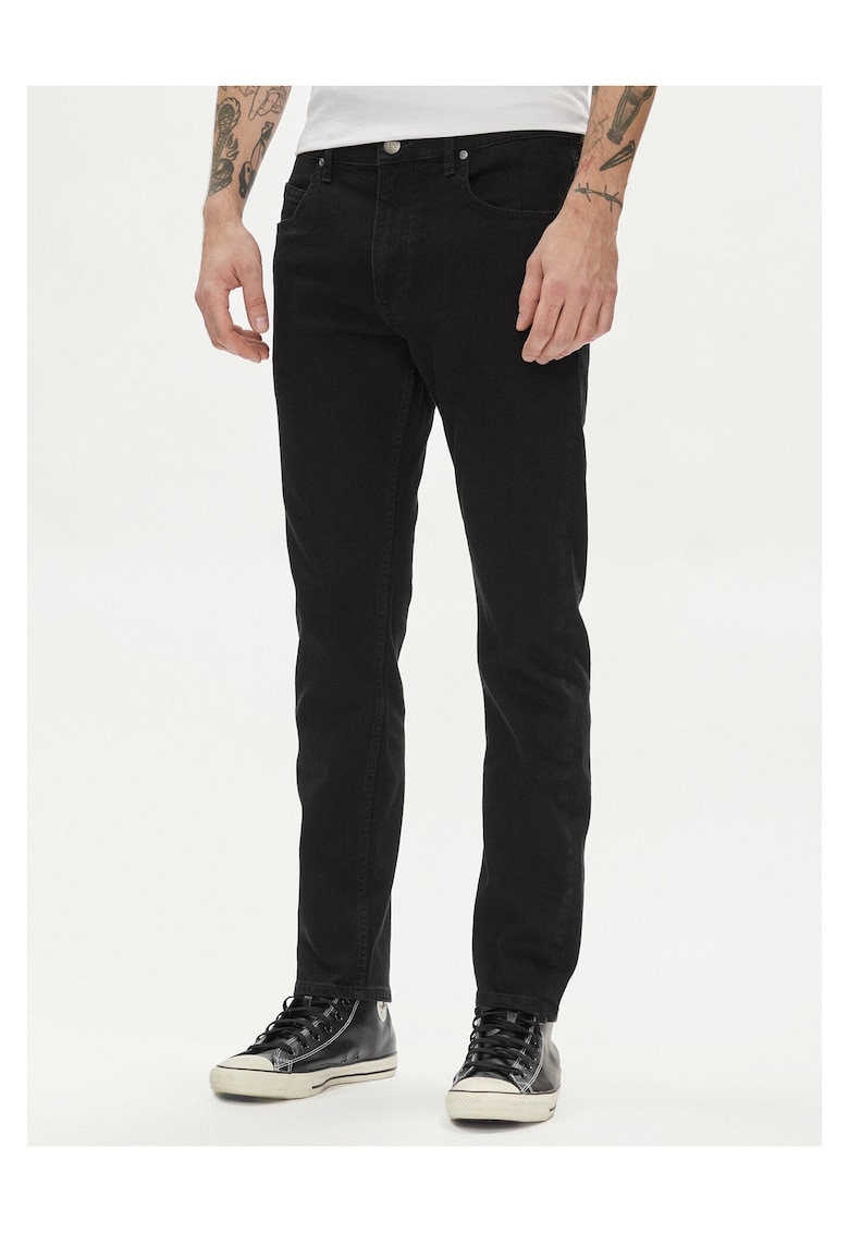 Blugi barbati - bumbac - slim fit - negru - Negru