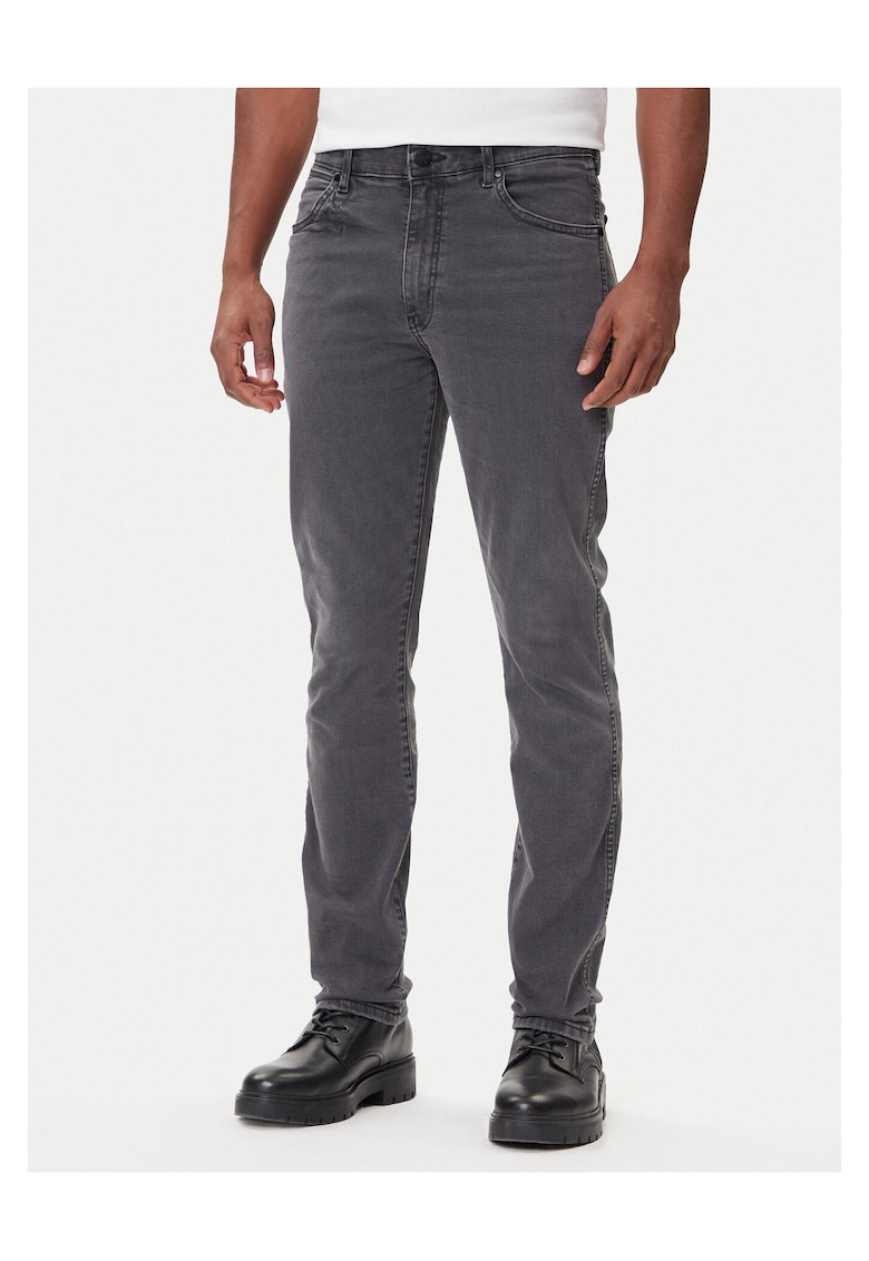 Blugi pentru barbati gri inchis - denim
