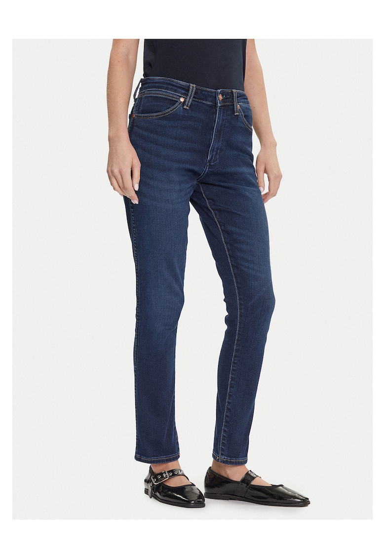 Blugi dama - slim fit - bleumarin - bumbac/poliester/lyocell/elastan