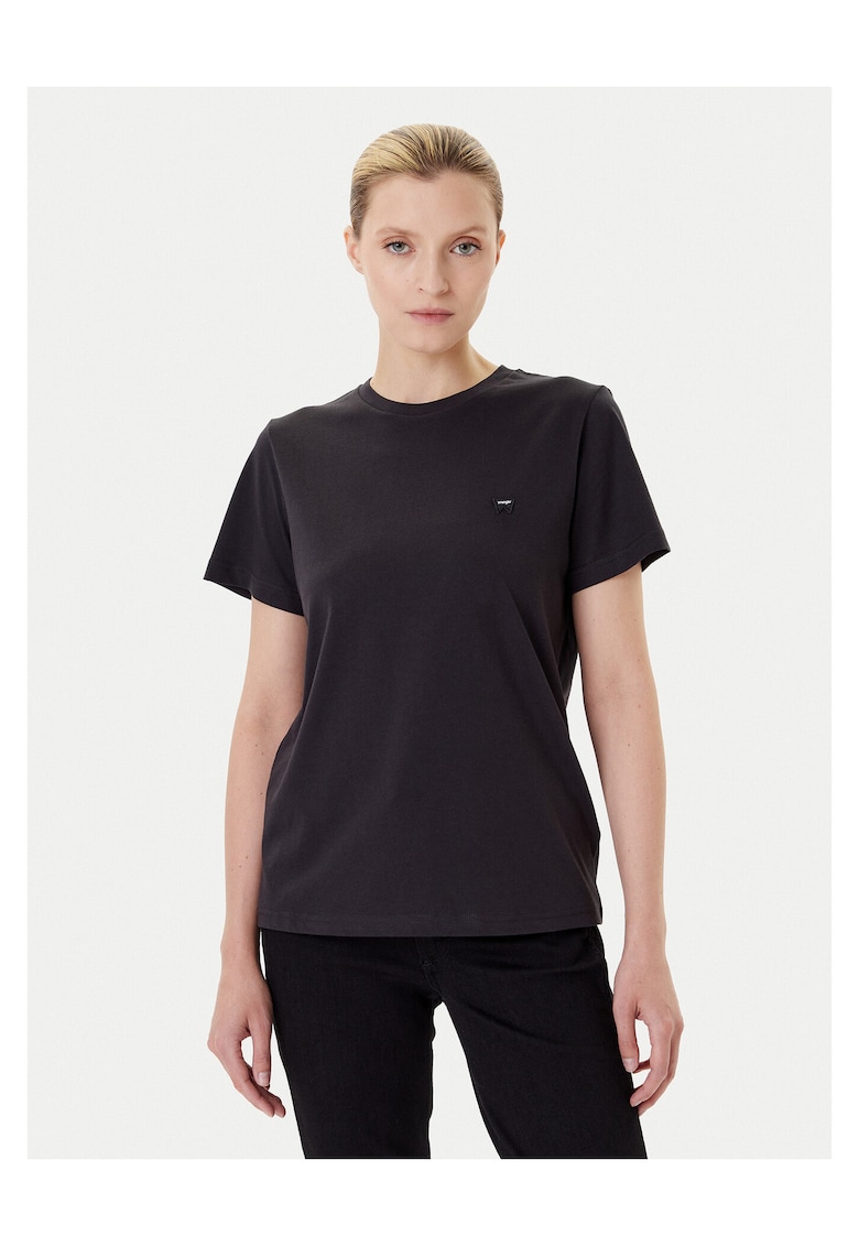 Tricou dama - Negru - Logo