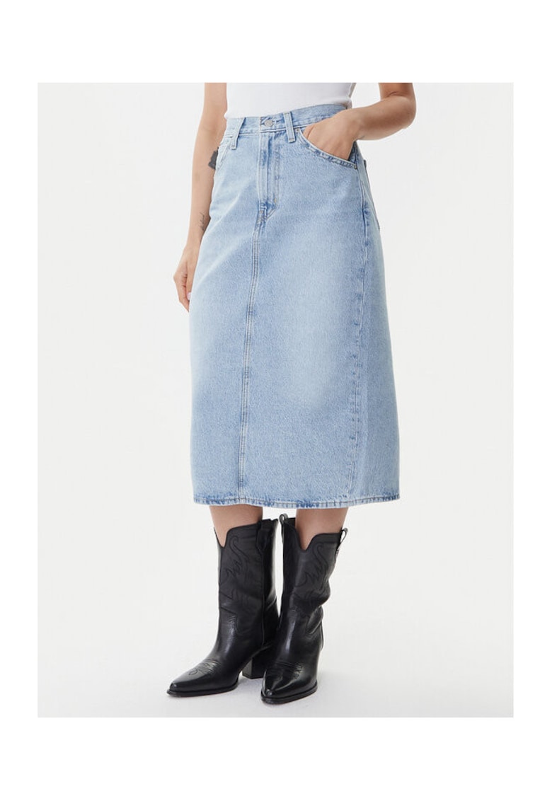 Fusta dama albastru - denim
