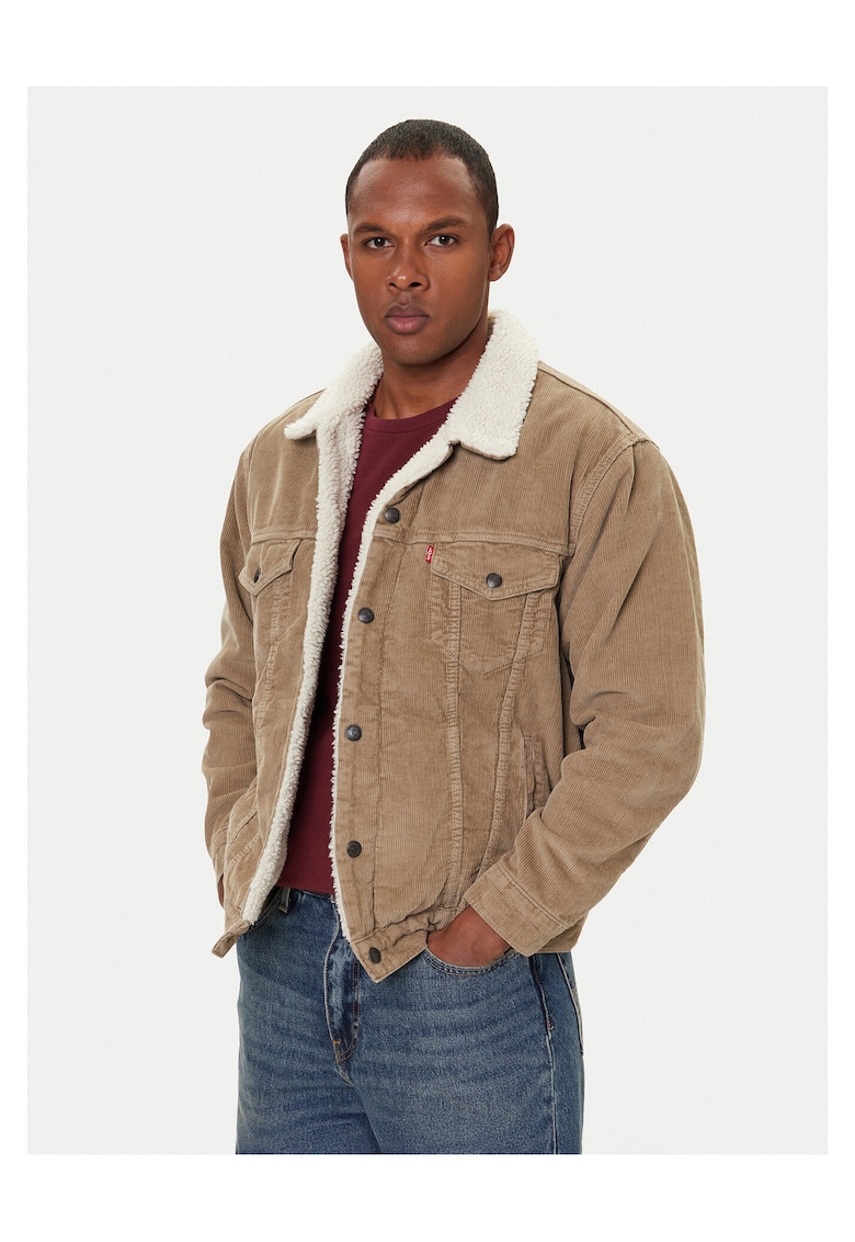 Geaca de blugi barbati bej - denim