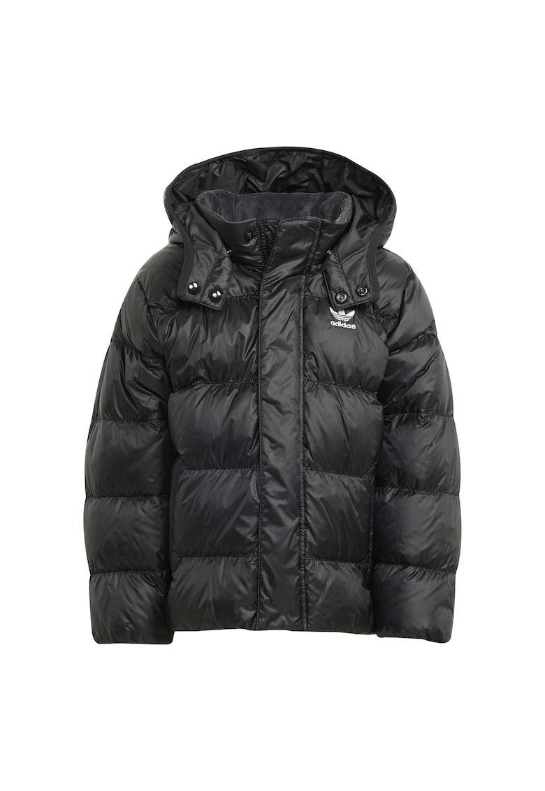 Geaca de puf unisex pentru copii negru
