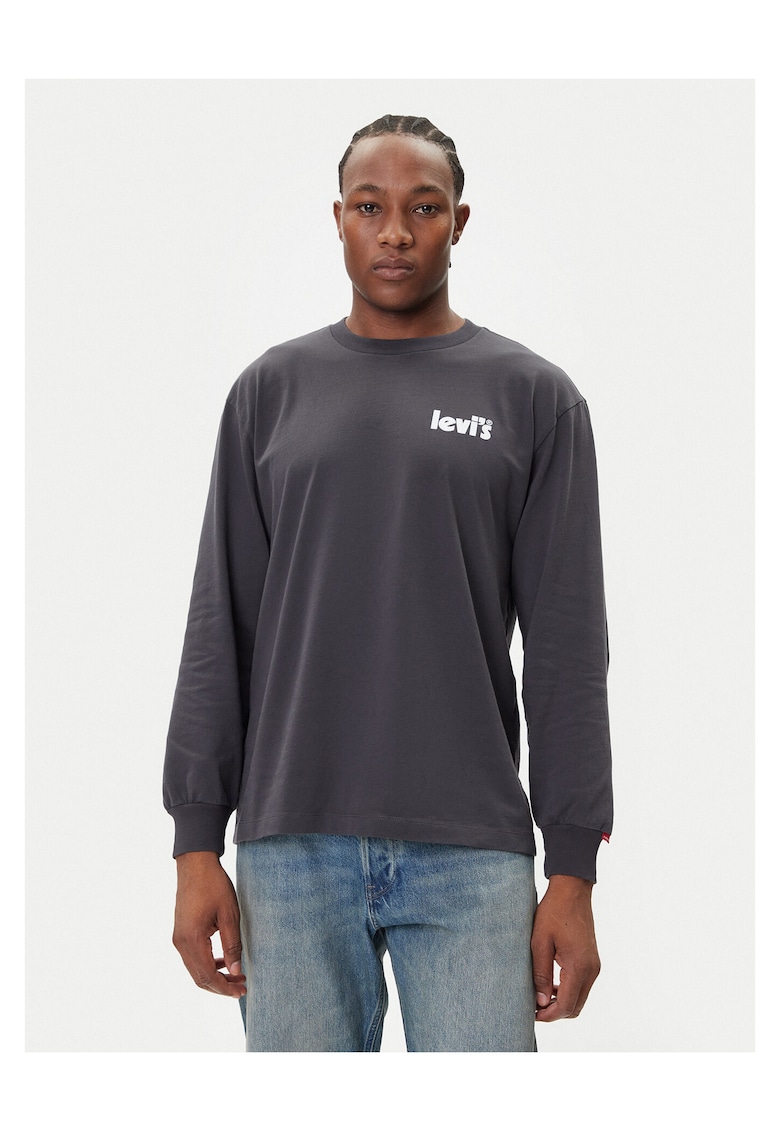 Bluza barbat gri - bumbac