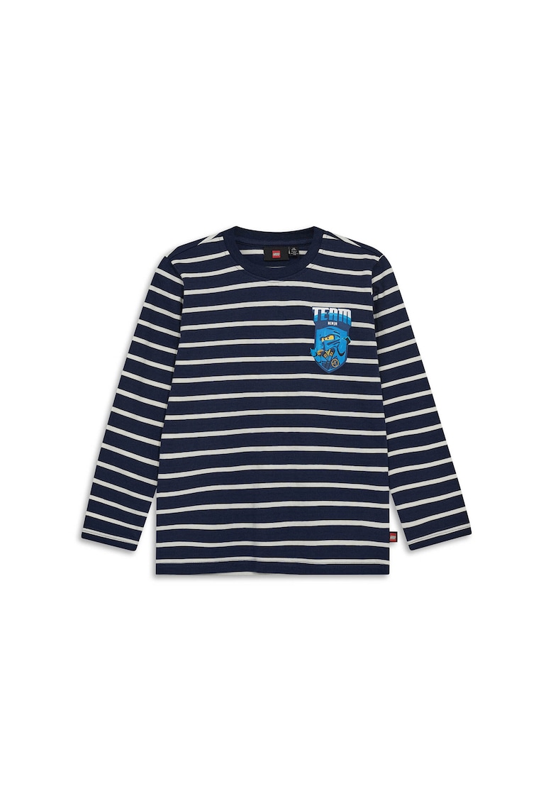 Bluza copii - bleumarin/alb
