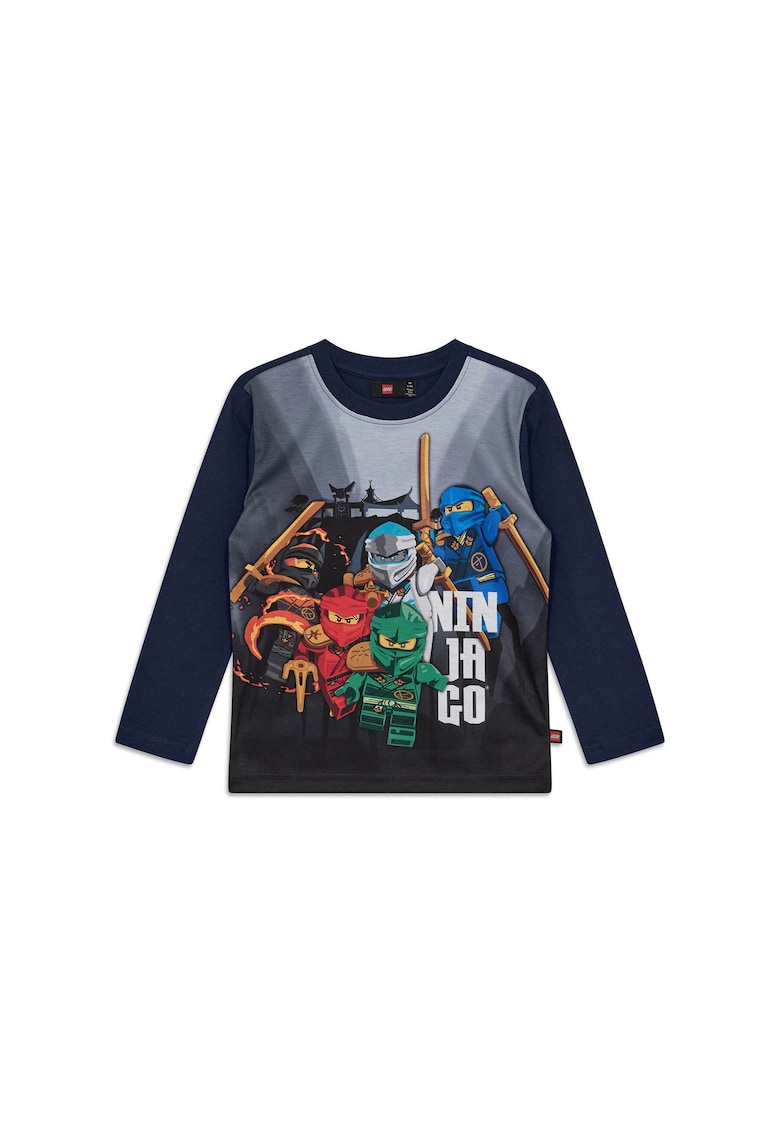 Bluza pentru copii - cu imprimeu - bleumarin