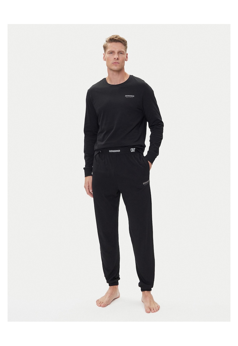 Pijama barbati Cristiano Ronaldo - CR7-300 - negru -