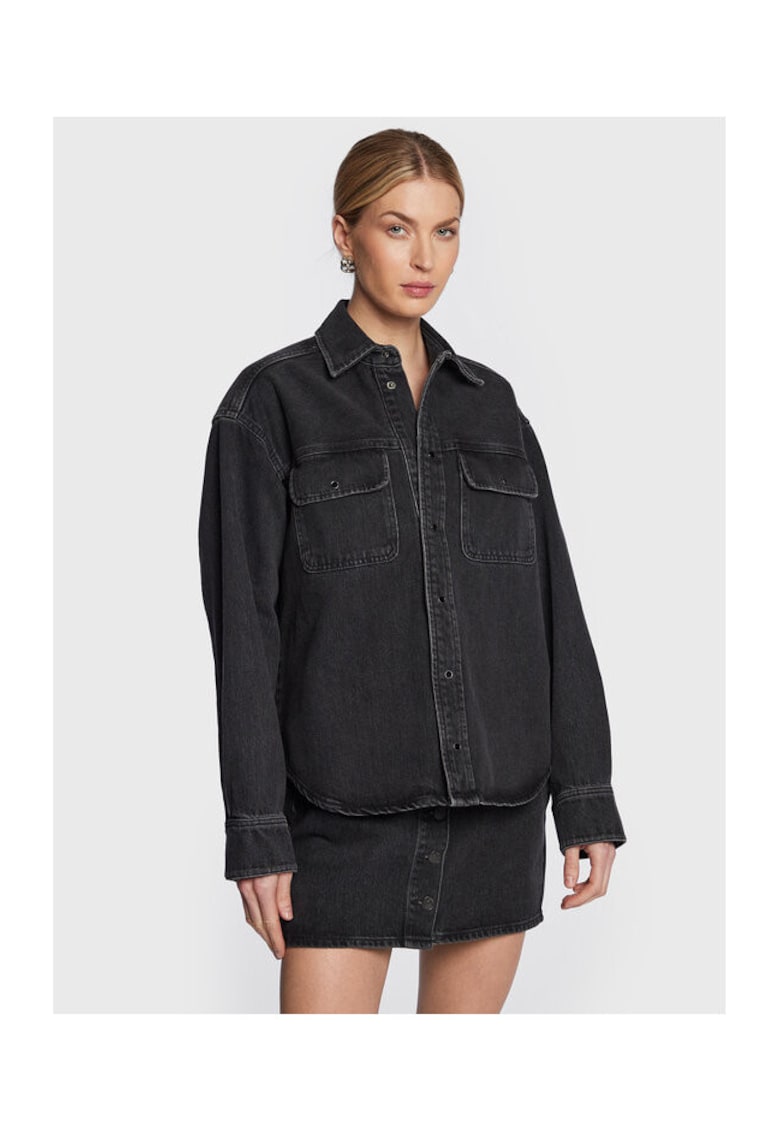 Geaca de blugi dama negru - denim -