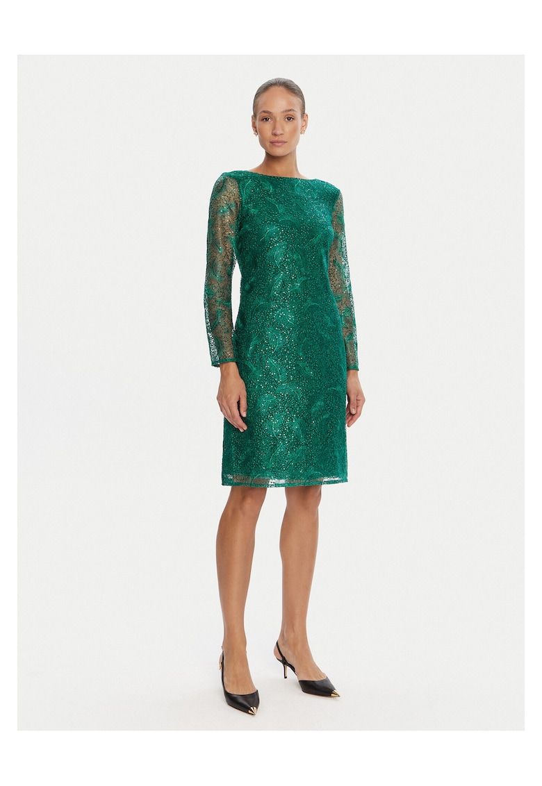 Rochie Femei - Poliester - Verde -