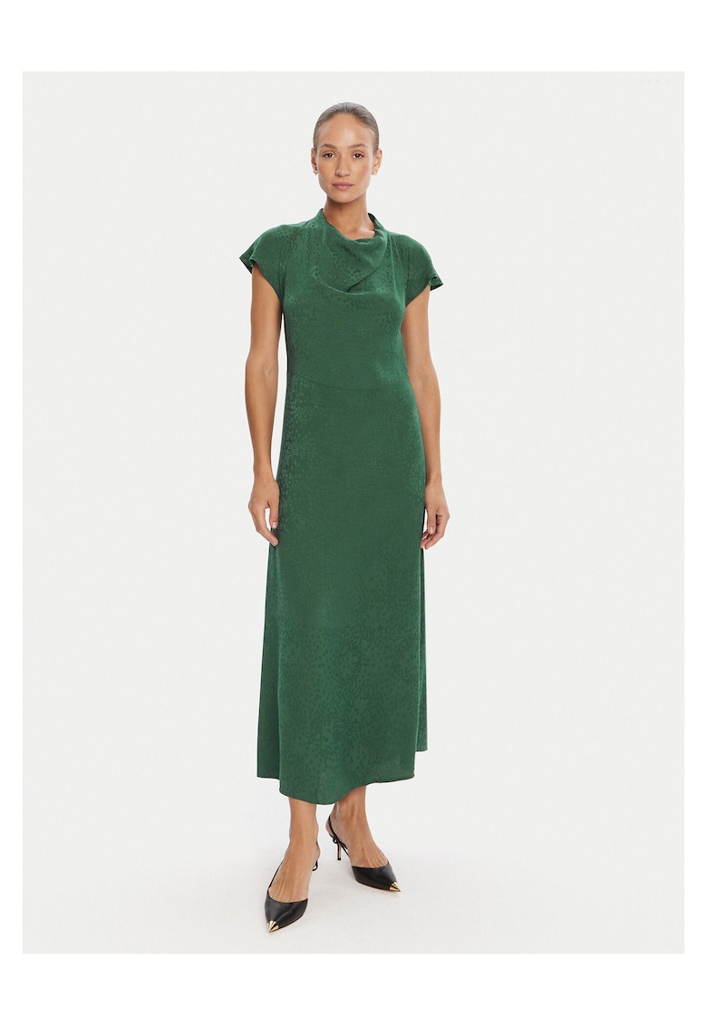 Rochie de cocktail - verde - lunga