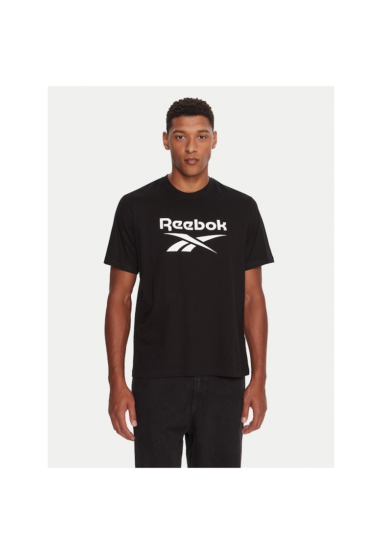 Tricou sport barbatesc negru - bumbac