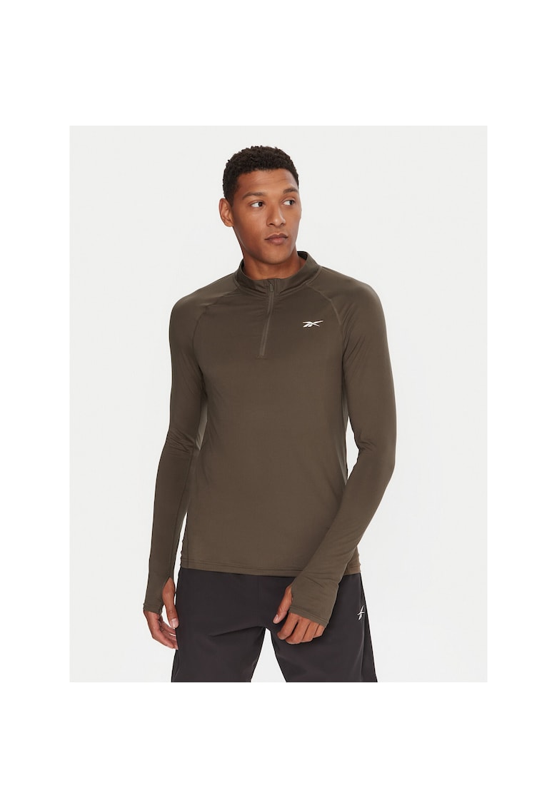 Tricou sport barbati kaki - material tehnic