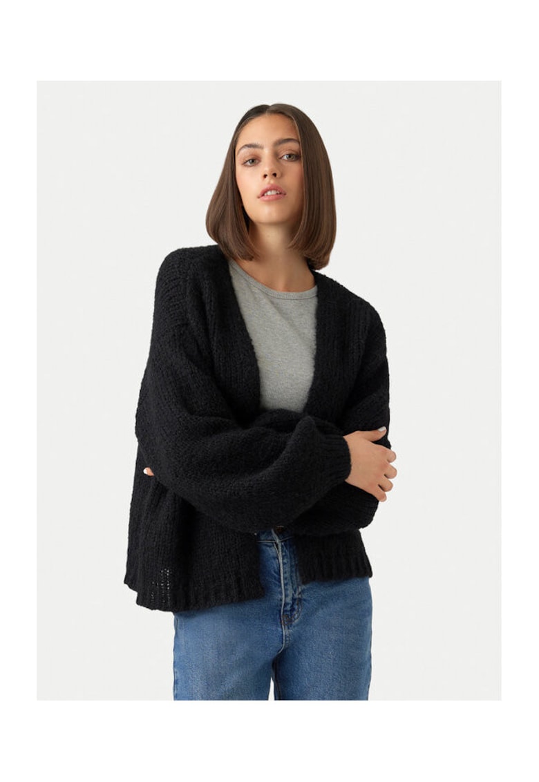 Cardigan dama negru - moale