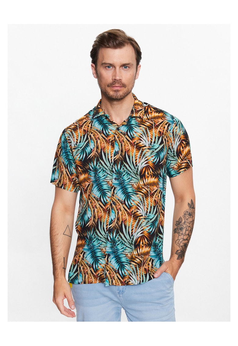 Camasa barbati multicolor - bumbac -
