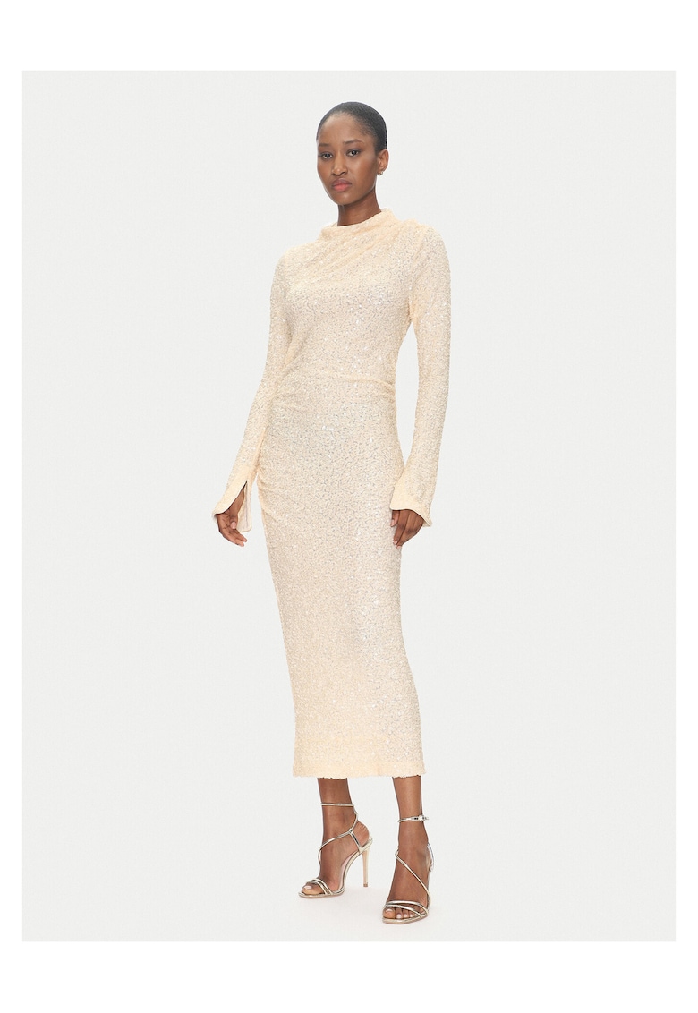 Rochie de cocktail pentru femei Et Mikkelsen - bej -