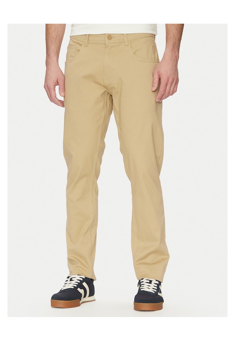 Pantaloni barbati bej - stofa -
