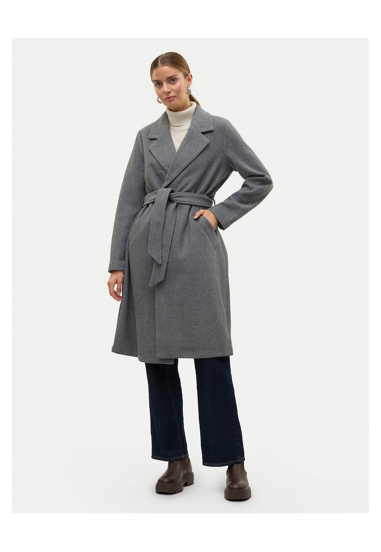 Palton de tranzitie pentru femei gri