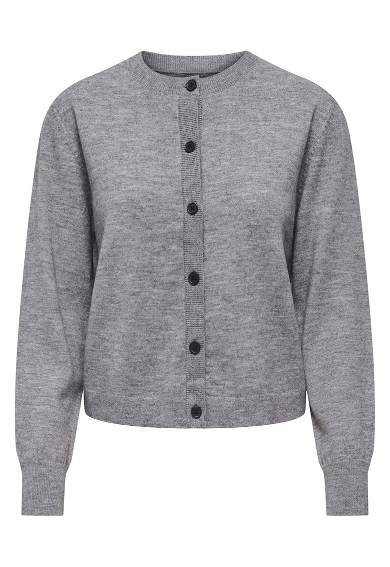 Cardigan dama gri - pulover din tricot