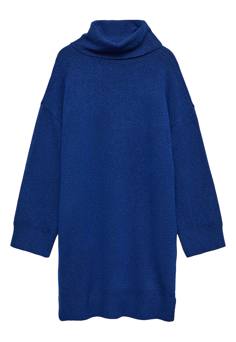 Rochie tricotata dama fabricata din material de calitatedwqf - Albastru
