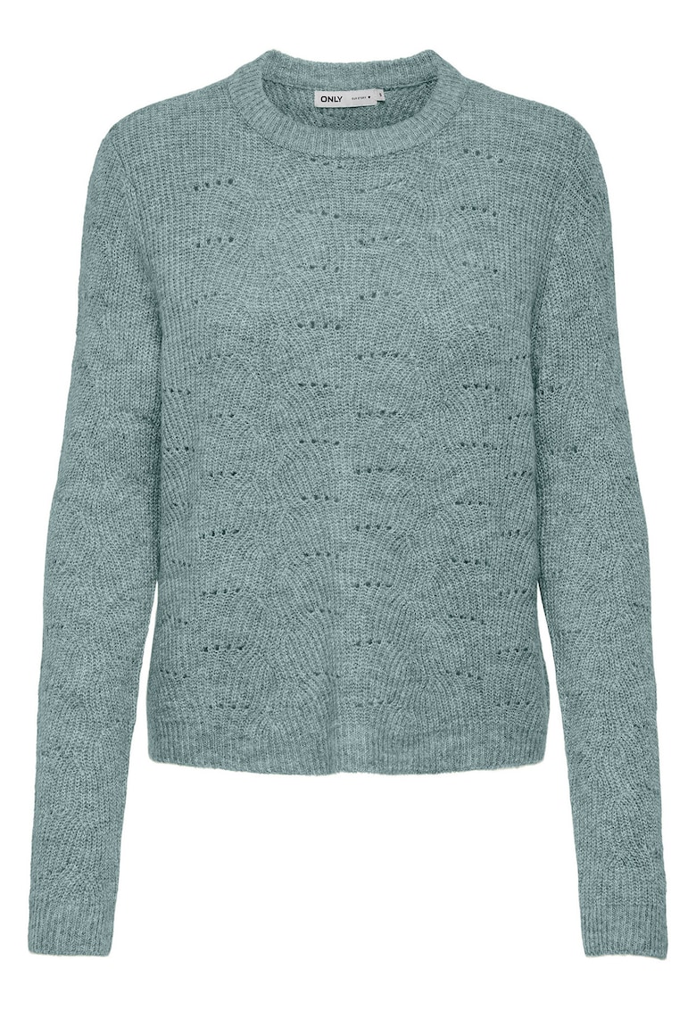 Pulover dama - poliester/acril/elastan - verde -