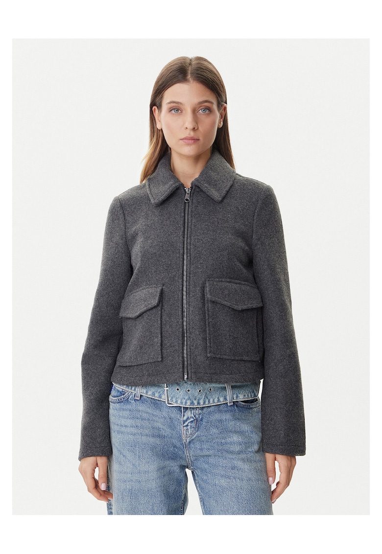 Jacheta de tranzitie pentru femei gri