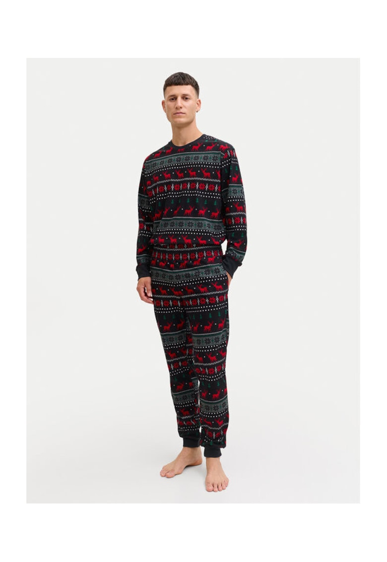 Pijama barbati negru