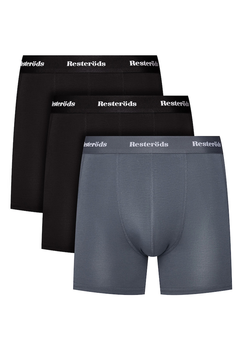 Set 3 perechi boxeri barbati - Resterods - Negru/Gri