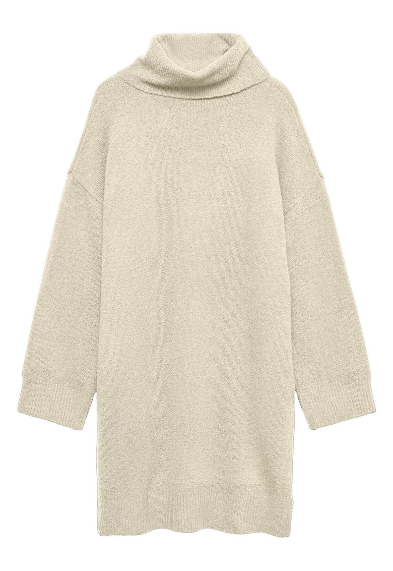 Rochie tricotata de dama - bej - femei