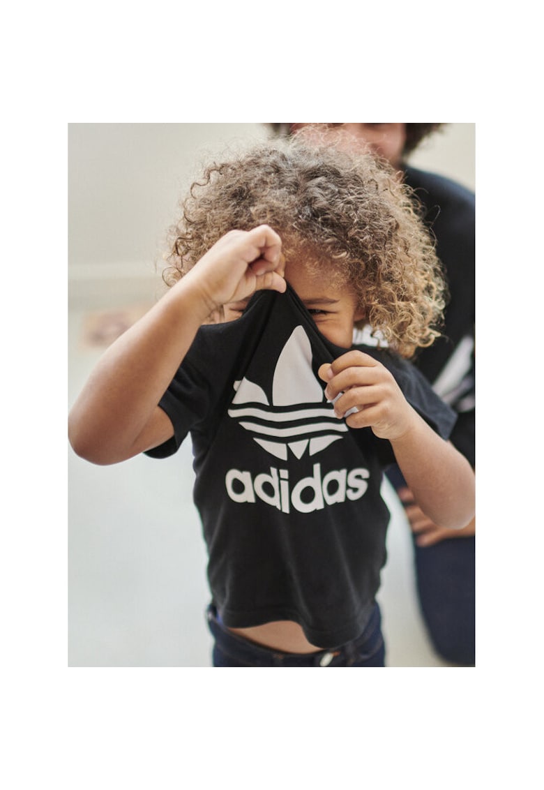 Tricou sport fete - negru/alb