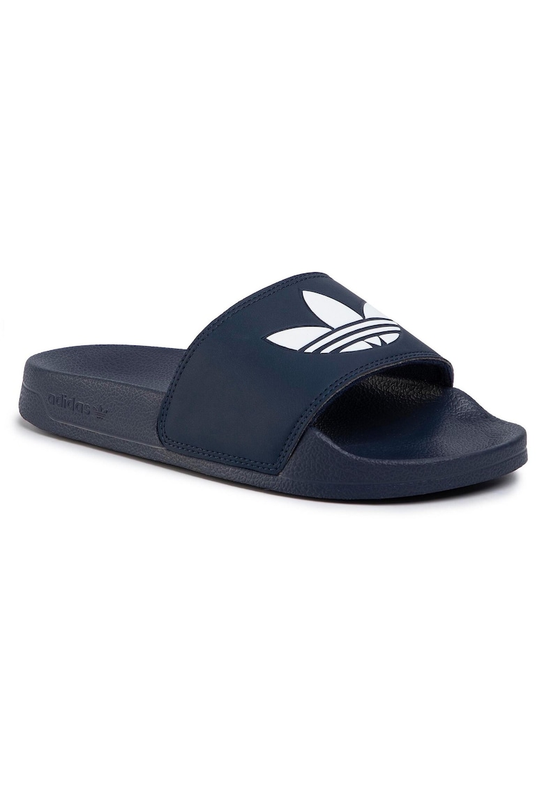 Papuci unisex - piele ecologica - albastru
