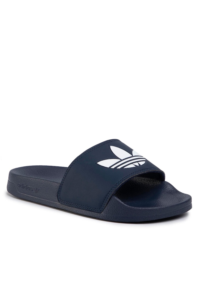 Papuci unisex - piele ecologica - albastru