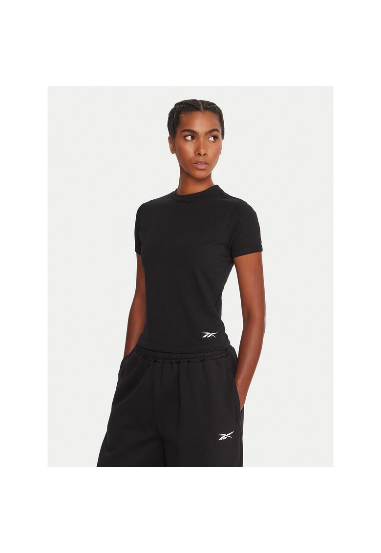 Tricou sport - negru - bumbac