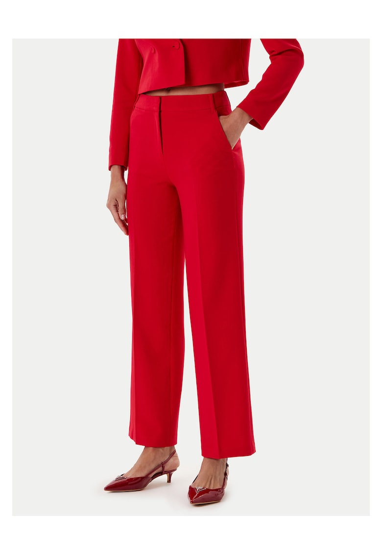 Pantaloni dama rosu -