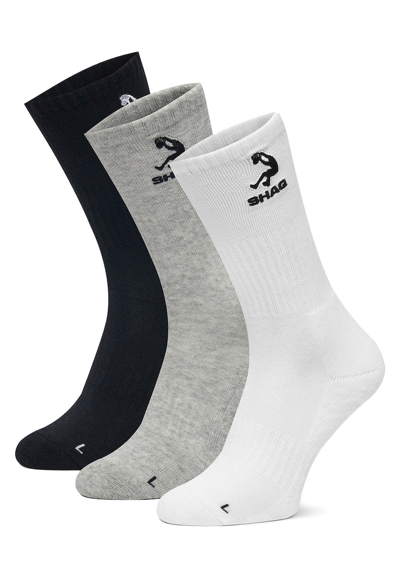 Sosete unisex - Alb / Gri / Negru -