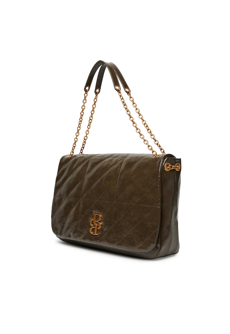 Geanta dama khaki - material - fara marime