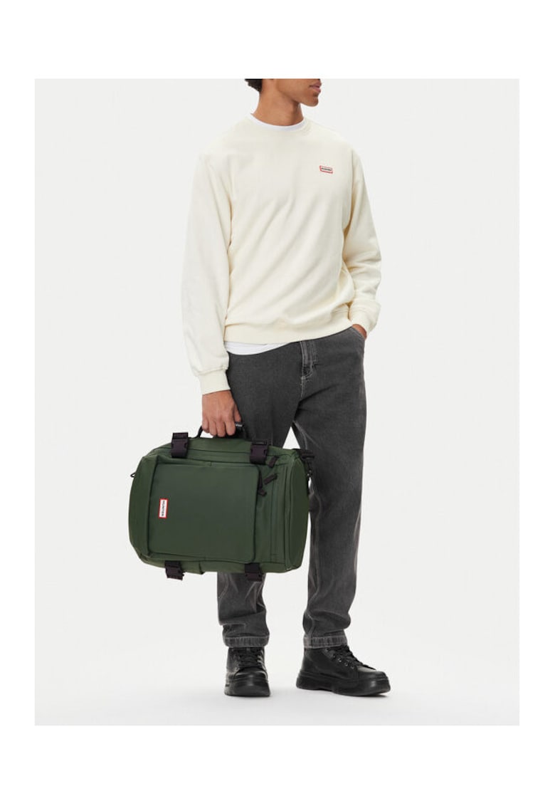 Geanta barbati khaki - material - fara marime