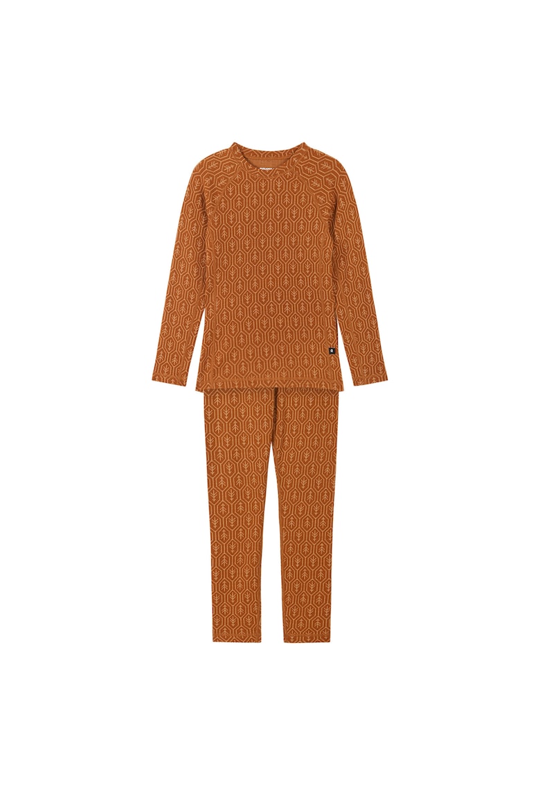 Set Lenjerie Termoactiva unisex - maro