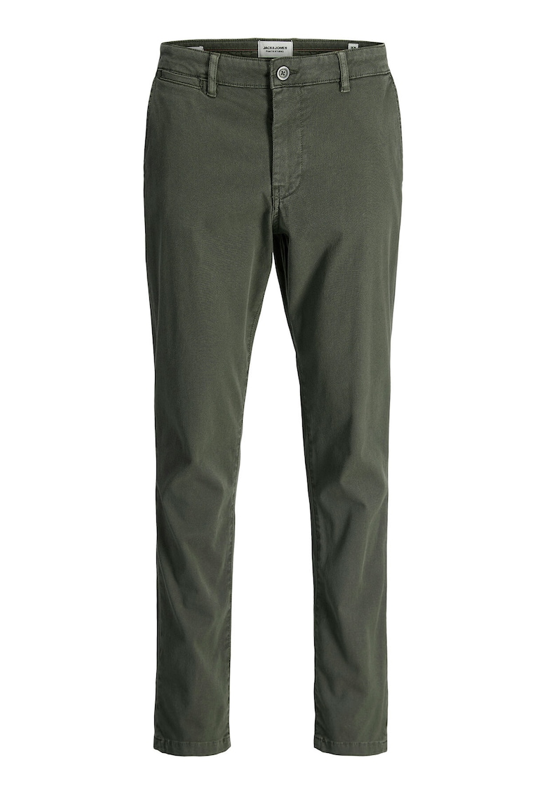 Pantaloni barbati chinosaafwq - Verde