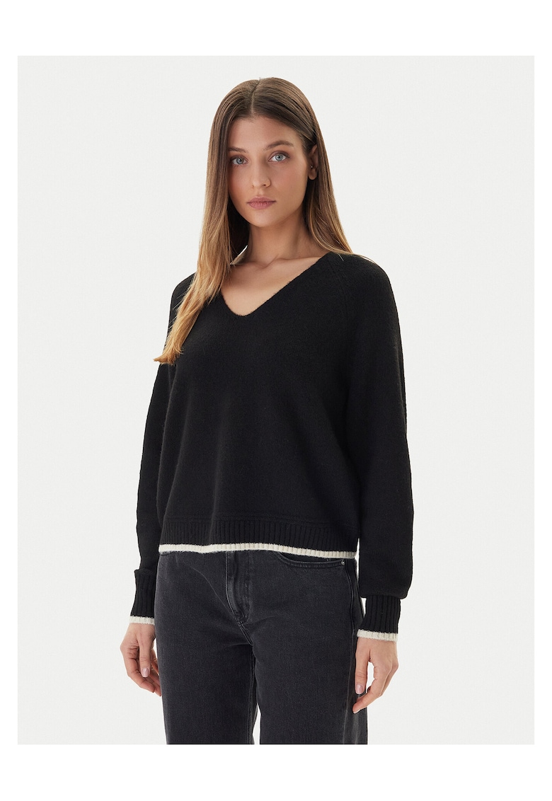 Pulover dama negru - moale