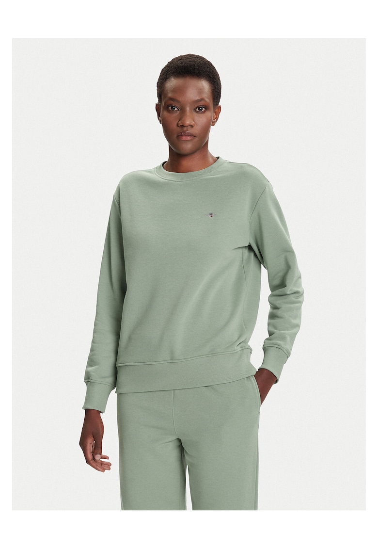 Hanorac dama - verde - textil