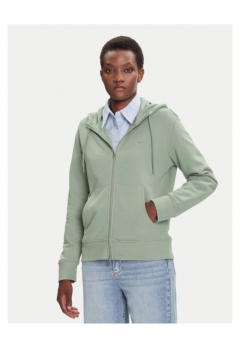 Hanorac dama verde - textil