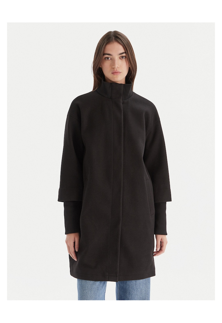 Palton de tranzitie de negru