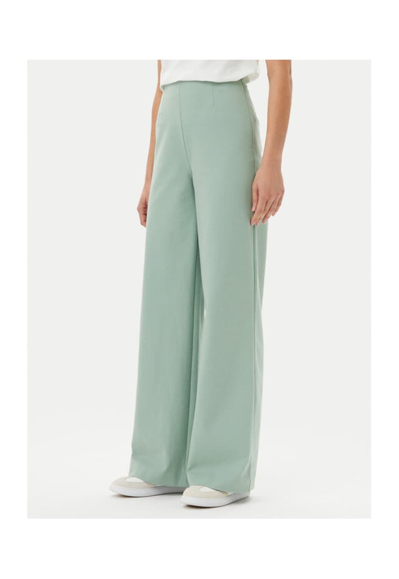 Pantaloni dama palazzo - verde
