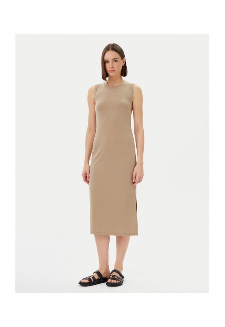 Rochie de zi - bej - femei