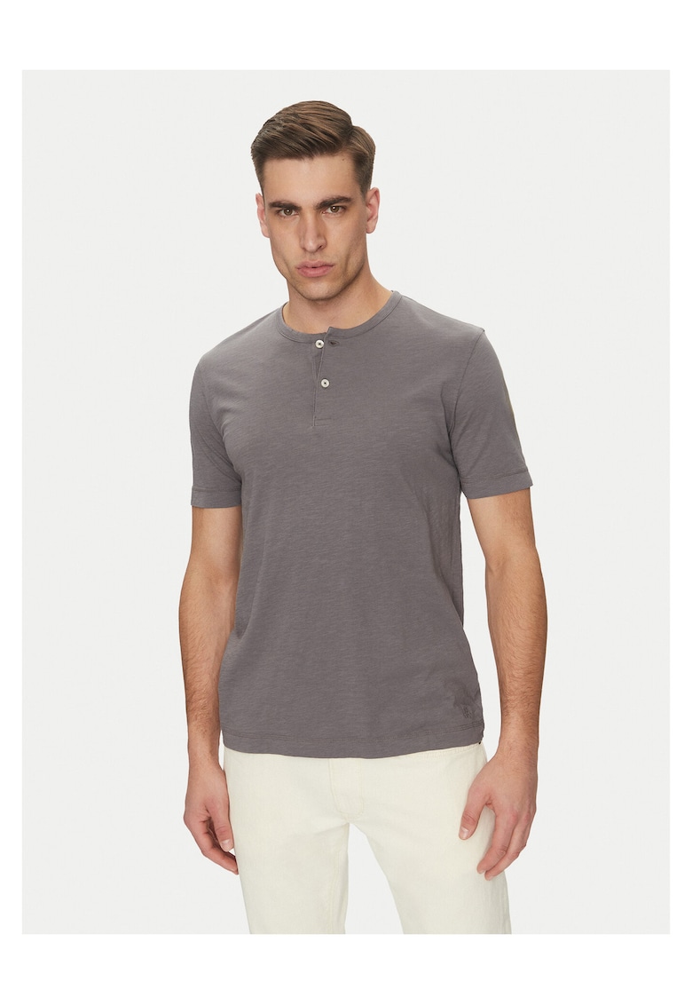 Tricou barbati gri - bumbac